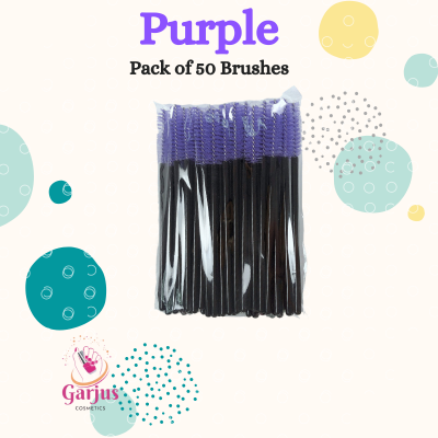 Purple EyeLashes Brushes