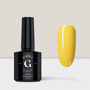 lemon yellow nail gel polish 091