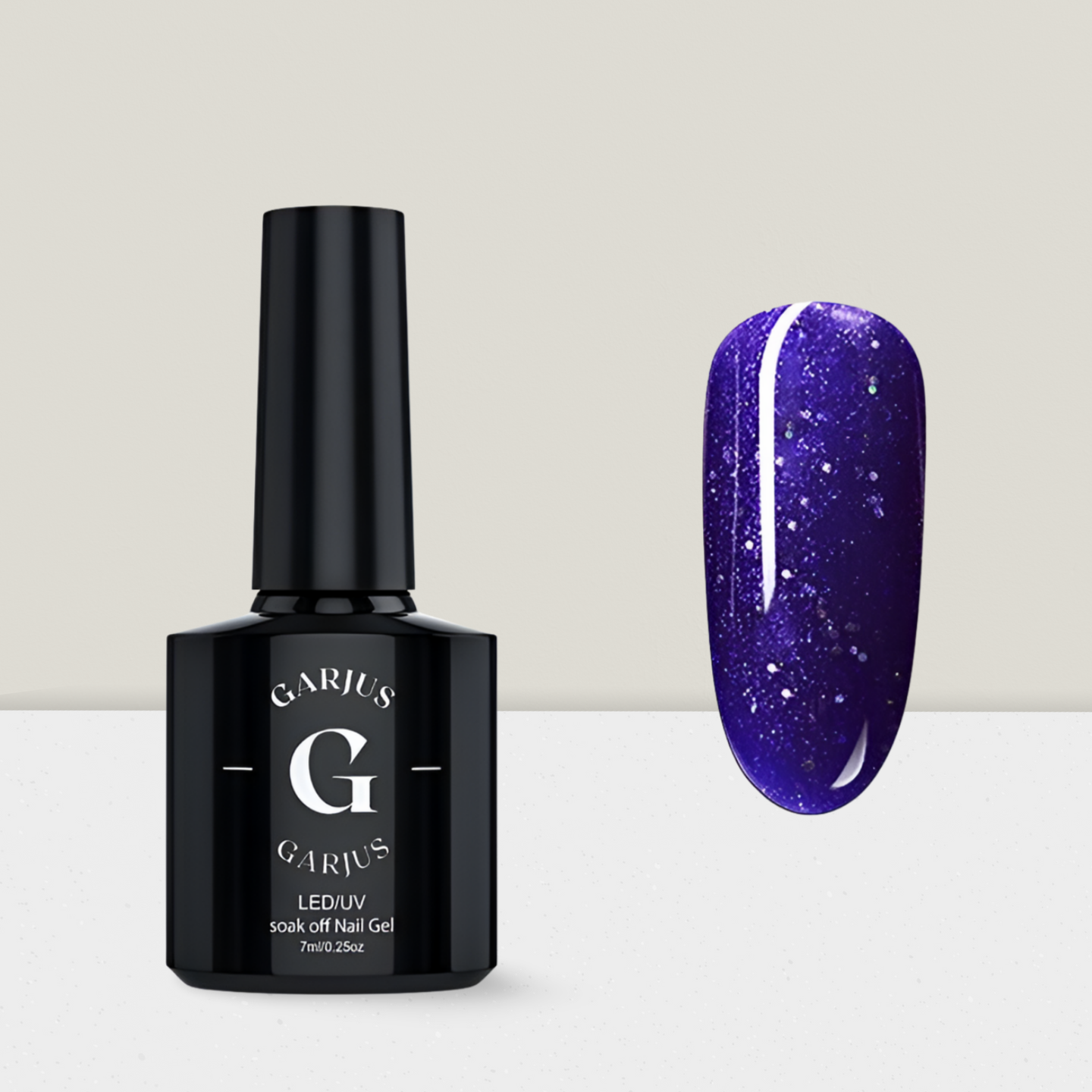 glazed purple nail gel polish 156