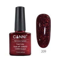 Nail Gel Polish Soak Off LED Base Matte Tempered Top Coat 7.3ml Canni – 209